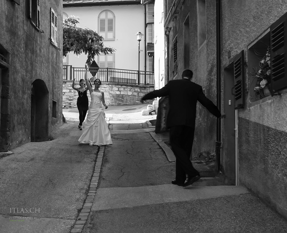 Photographie de mariage en Valais - Hochzeitsfotografie im Wallis