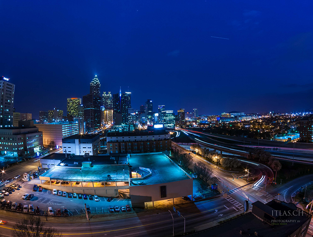 Atlanta by night